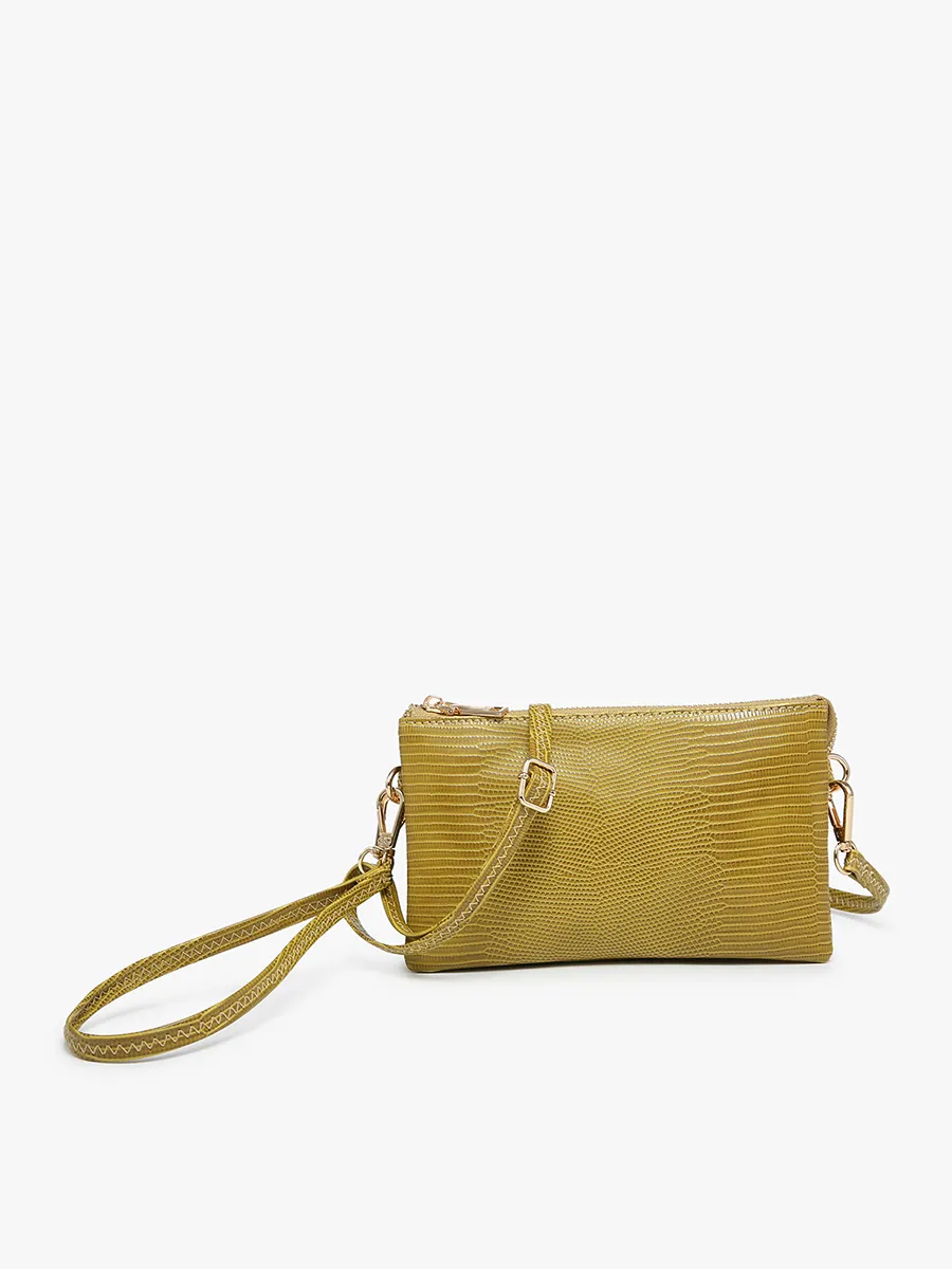 Riley Vegan Lizard Crossbody