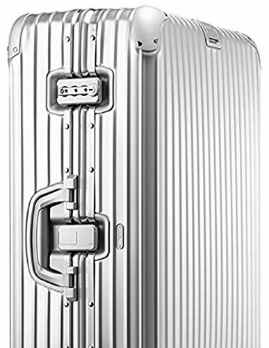 Rimowa Topas Carry on Luggage IATA 20"Inch Cabin Multiwheel TSA Lock Spinner 32L Suitcase - Silver