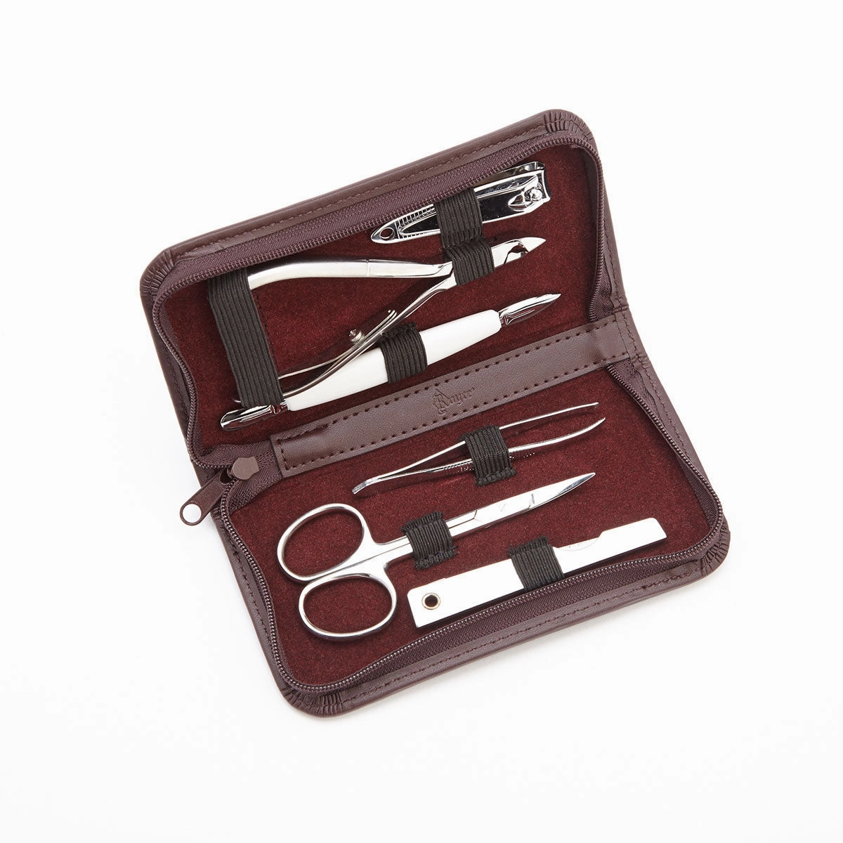 Royce Leather Travel And Grooming Manicure Kit