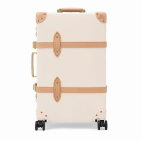 Safari  Medium Check-In - 4 Wheels | Ivory/Natural/Gold