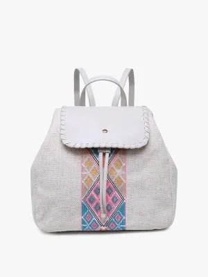 Saffron Vegan Tribal Backpack