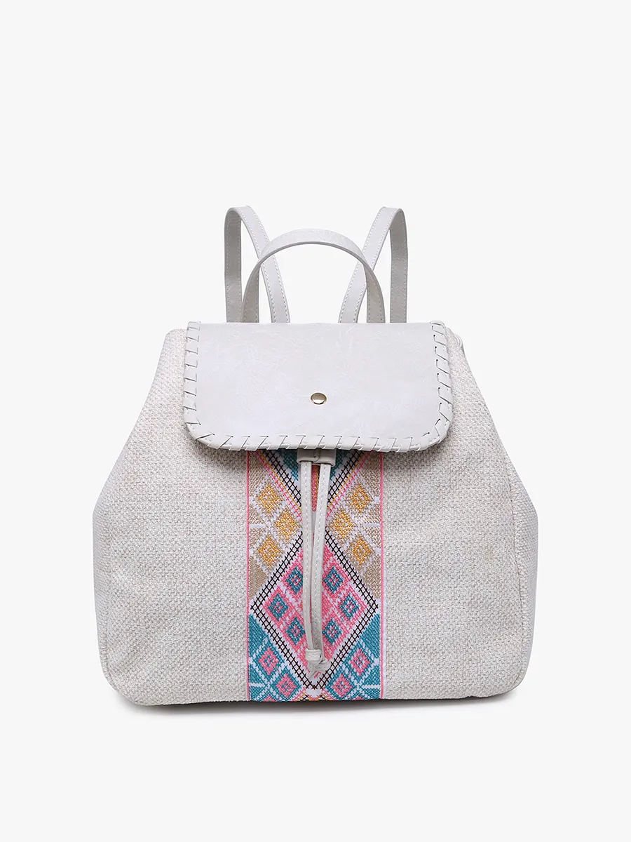Saffron Vegan Tribal Backpack
