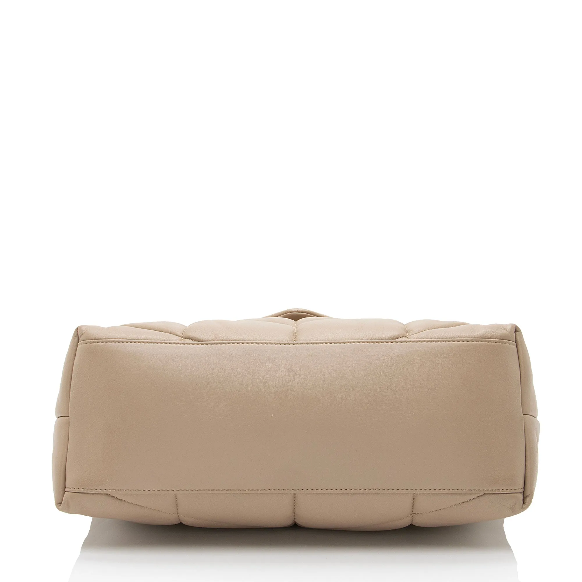 Saint Laurent Lambskin Monogram Puffer LouLou Medium Shoulder Bag