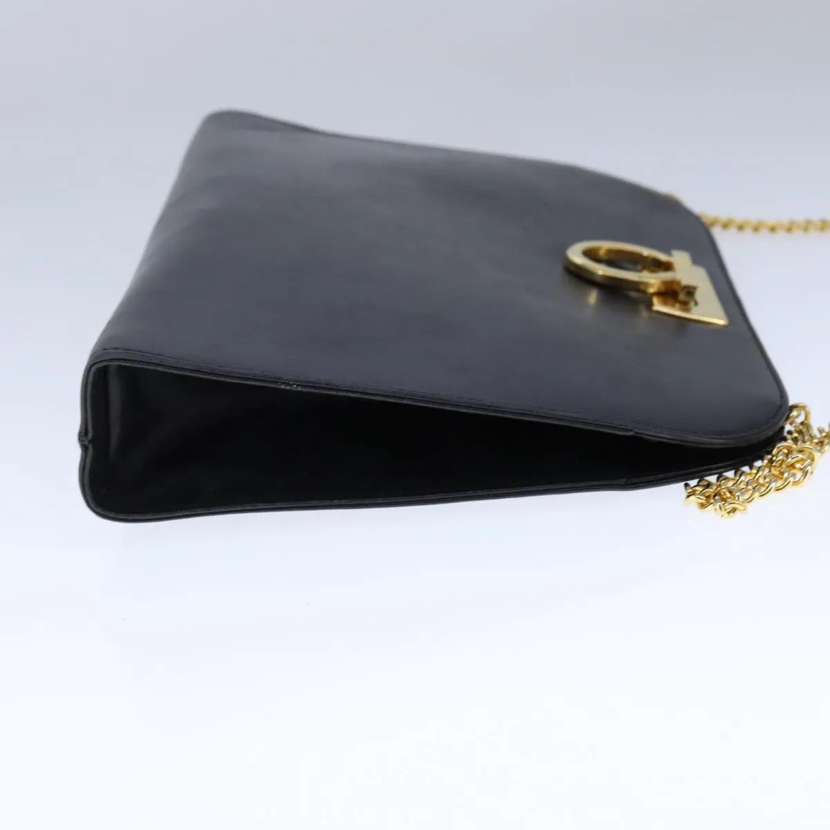 Salvatore Ferragamo Gancini Leather Shoulder Bag (Pre-Owned)