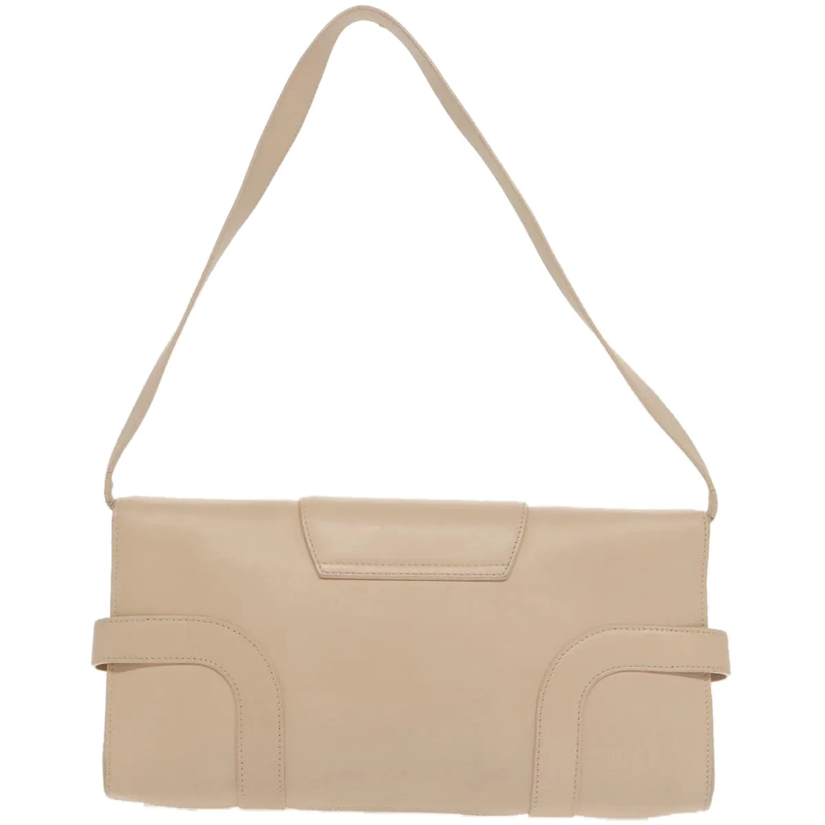 Salvatore Ferragamo Gancini  Leather Shoulder Bag (Pre-Owned)
