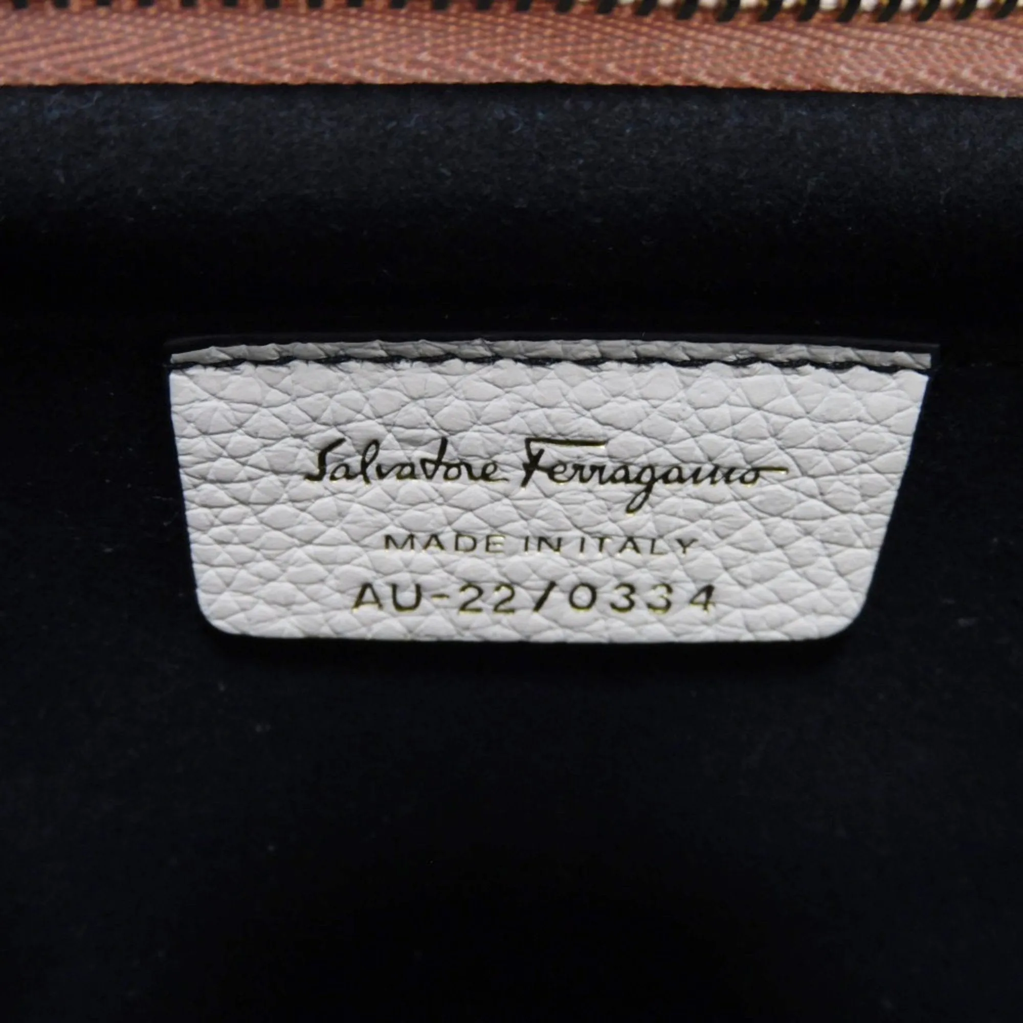 Salvatore Ferragamo Gancini pink pink Clutch Bag Shoulder Bag (Pre-Owned)