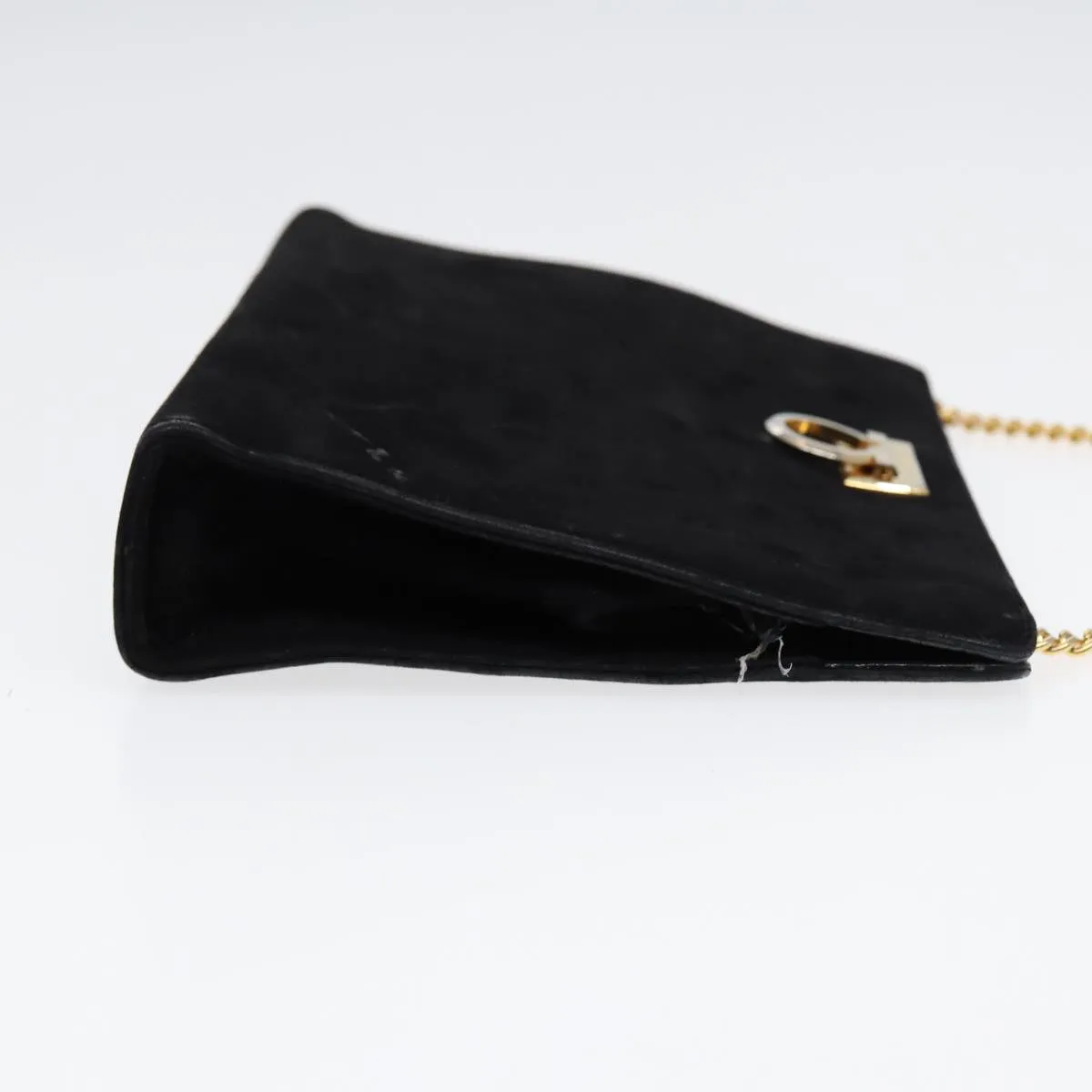 Salvatore Ferragamo Gancini  Suede Shoulder Bag (Pre-Owned)