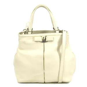 Salvatore Ferragamo  Leather Handbag Shoulder Bag (Pre-Owned)