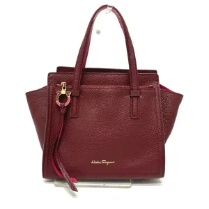 Salvatore Ferragamo Leather Handbag Shoulder Bag (Pre-Owned)