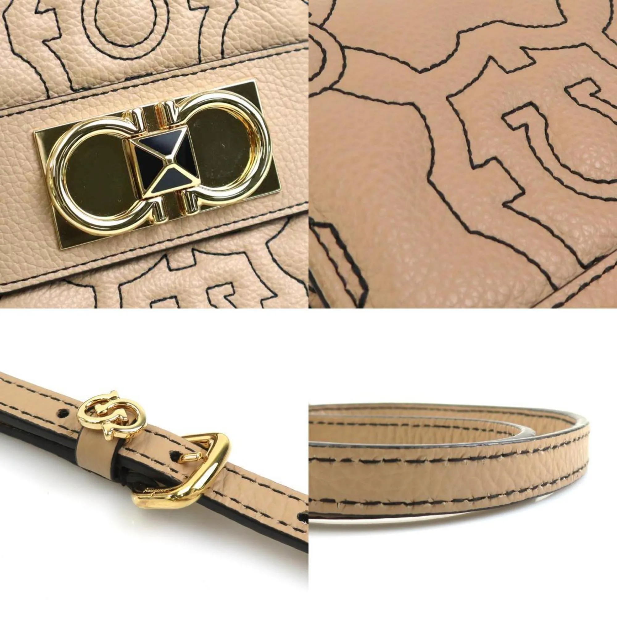 Salvatore Ferragamo  Leather Shoulder Bag (Pre-Owned)