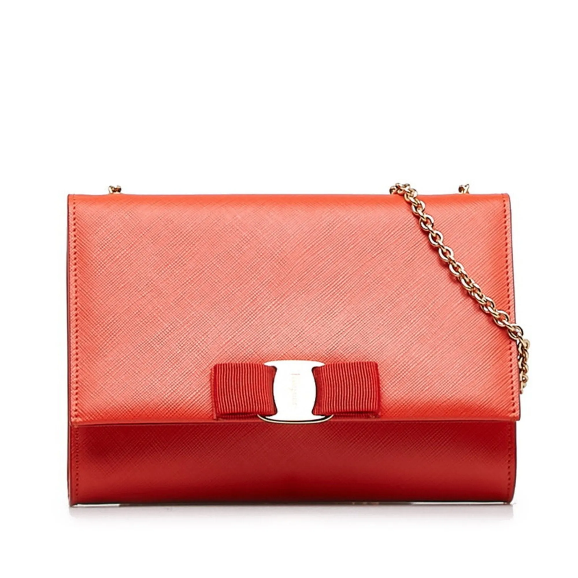 Salvatore Ferragamo Leather Shoulder Bag (Pre-Owned)