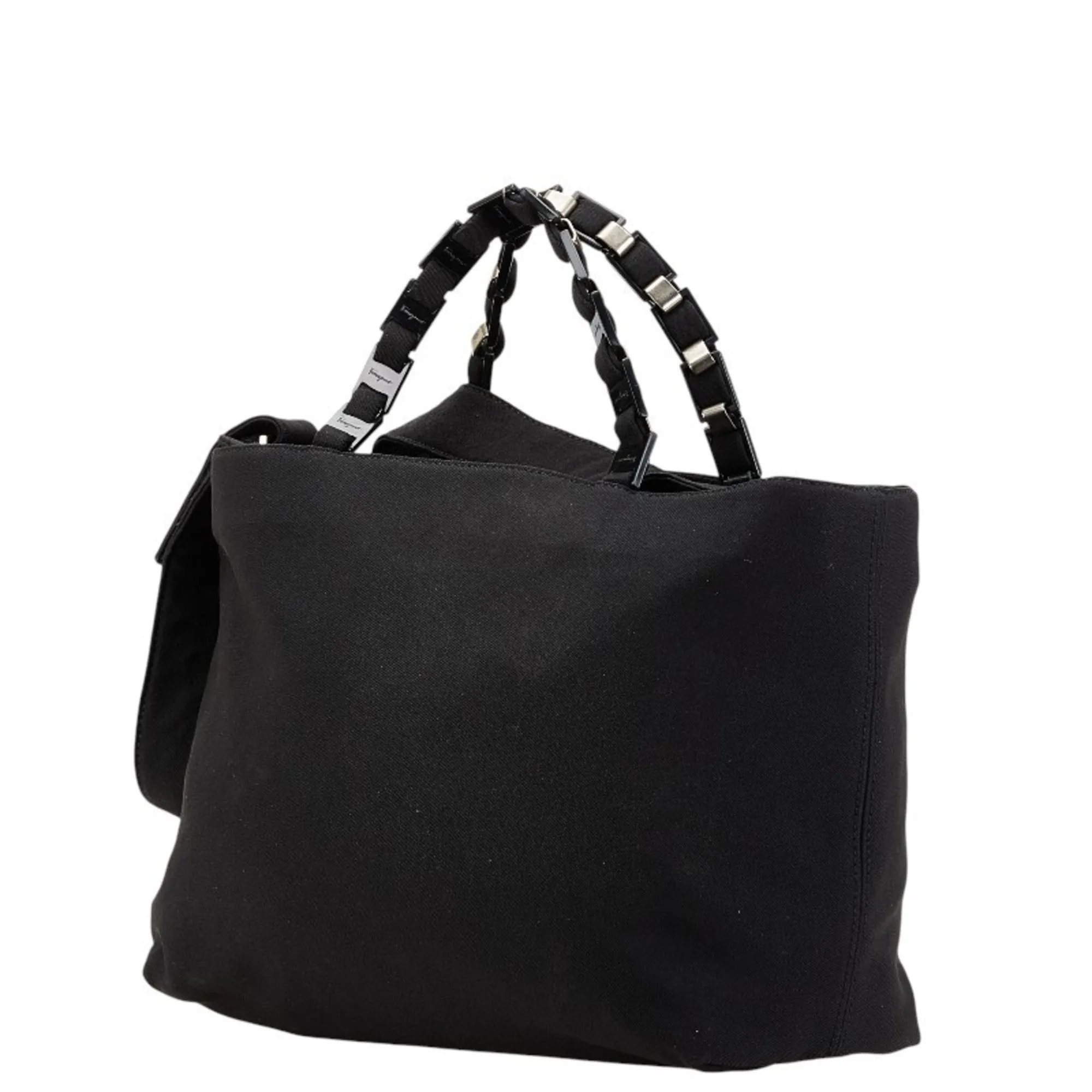 Salvatore Ferragamo  Nylon Handbag Shoulder Bag (Pre-Owned)