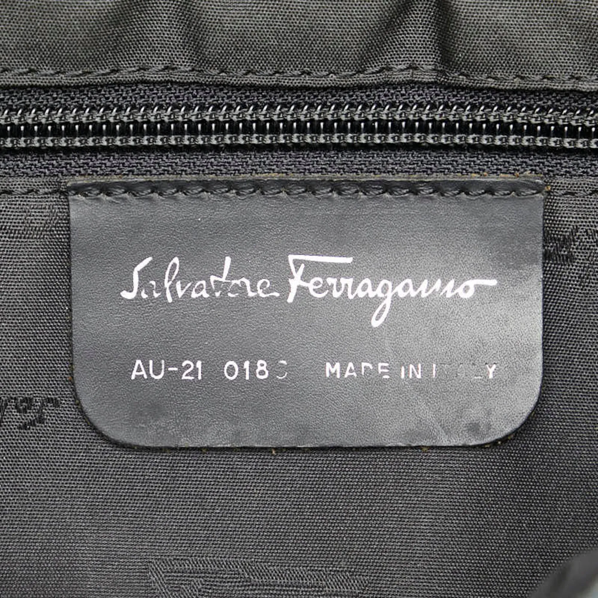 Salvatore Ferragamo  Nylon Handbag Shoulder Bag (Pre-Owned)