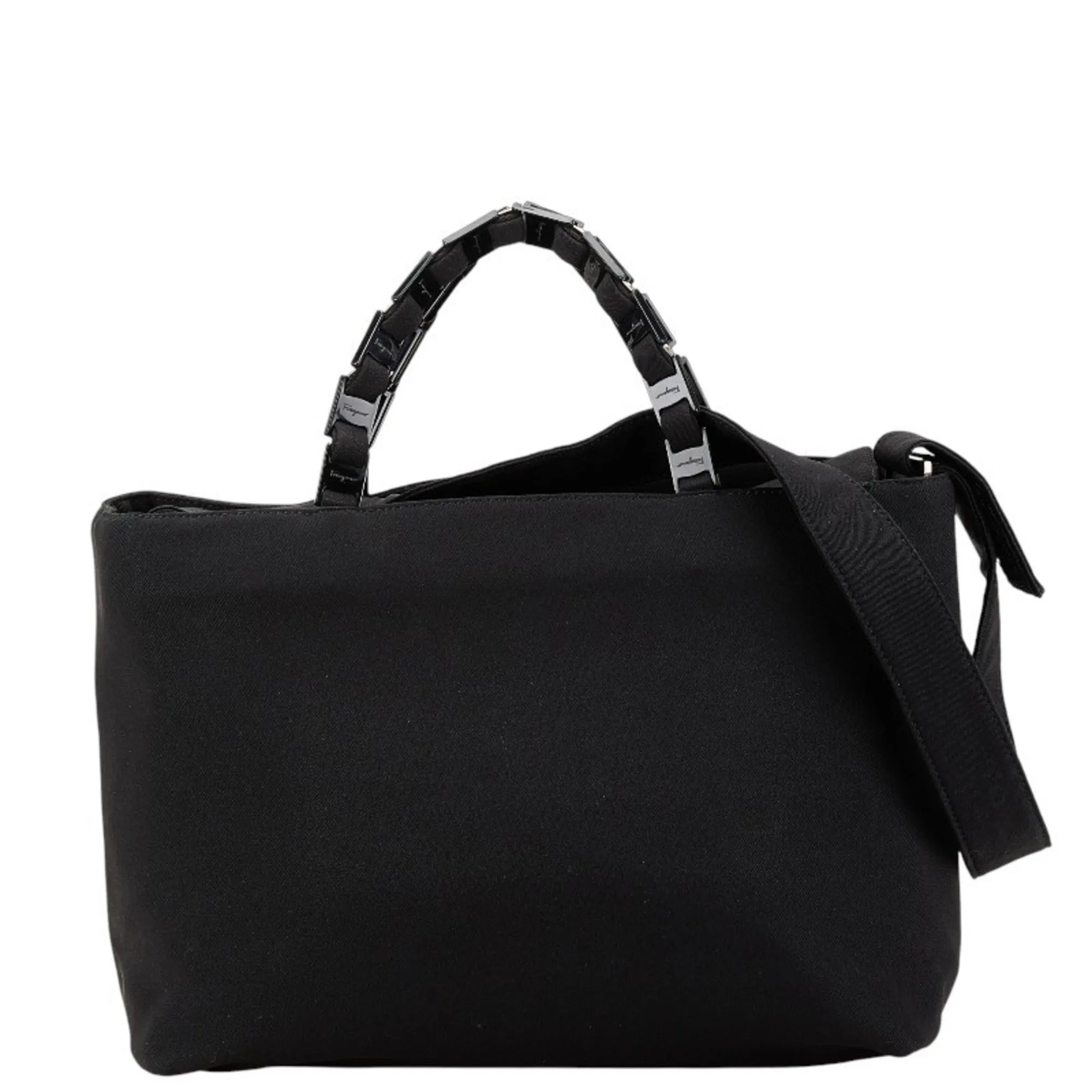 Salvatore Ferragamo  Nylon Handbag Shoulder Bag (Pre-Owned)