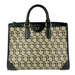 Salvatore Ferragamo  Pvc Leather Handbag Shoulder Bag (Pre-Owned)