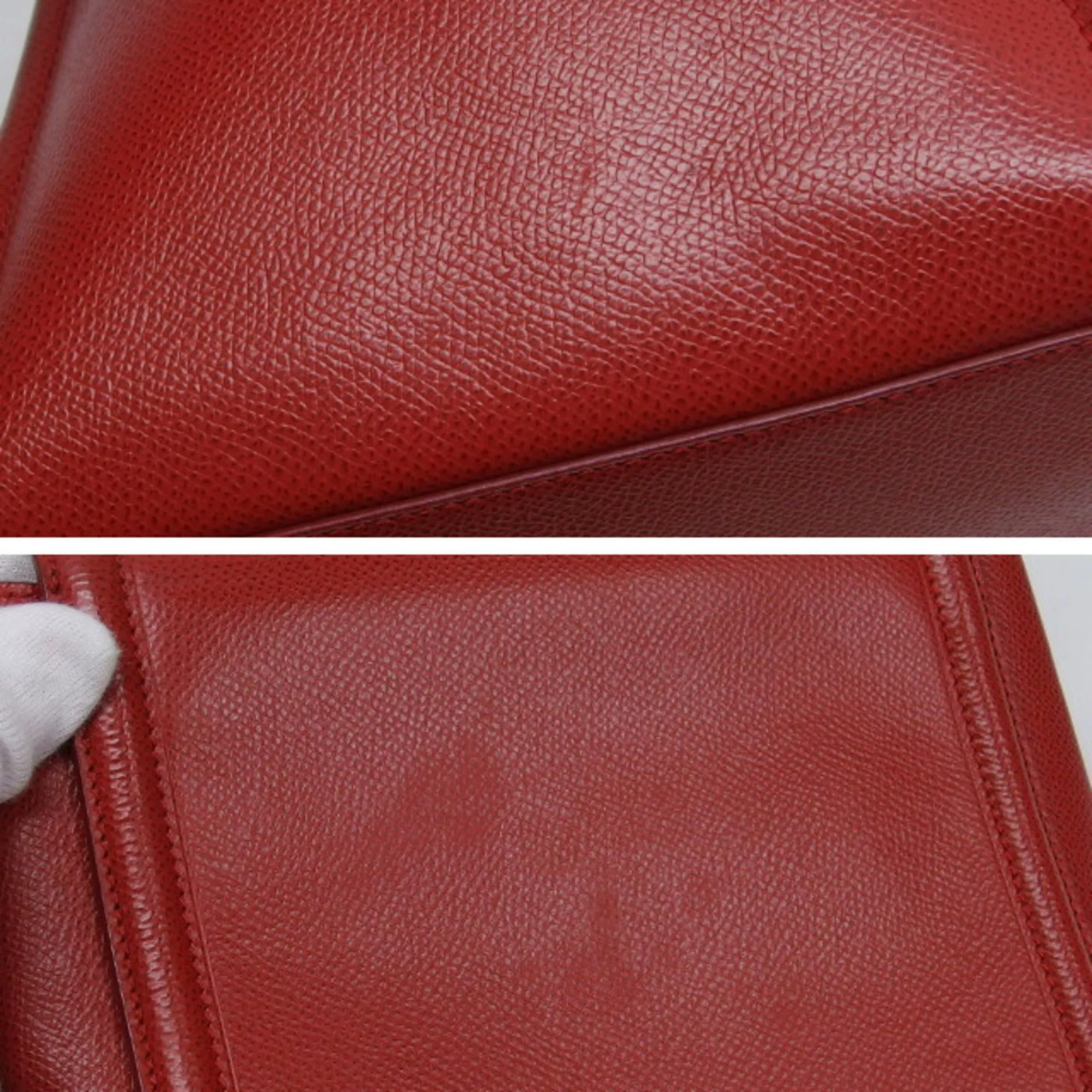 Salvatore Ferragamo Vara  Leather Handbag Shoulder Bag (Pre-Owned)