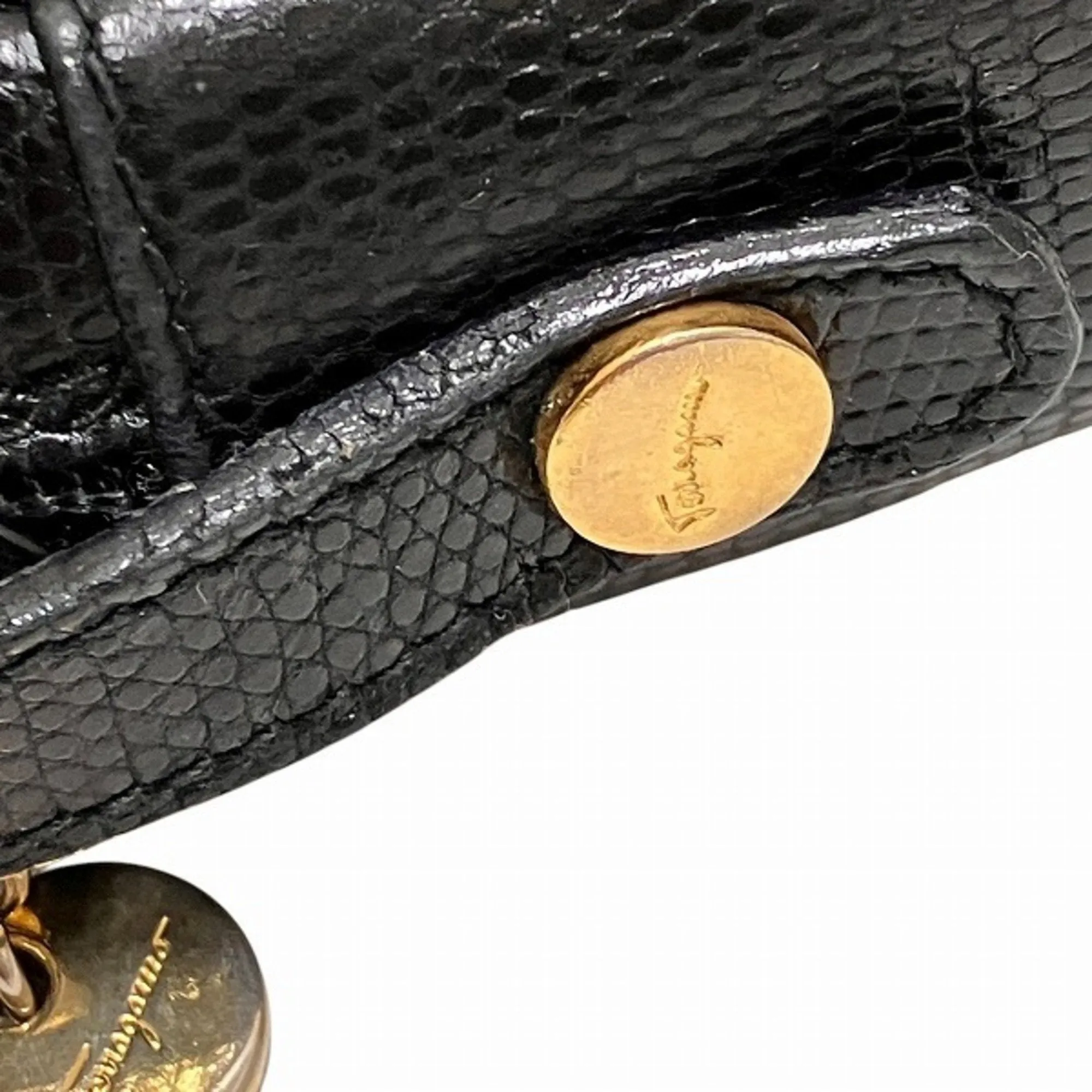 Salvatore Ferragamo Vara Leather Shoulder Bag (Pre-Owned)