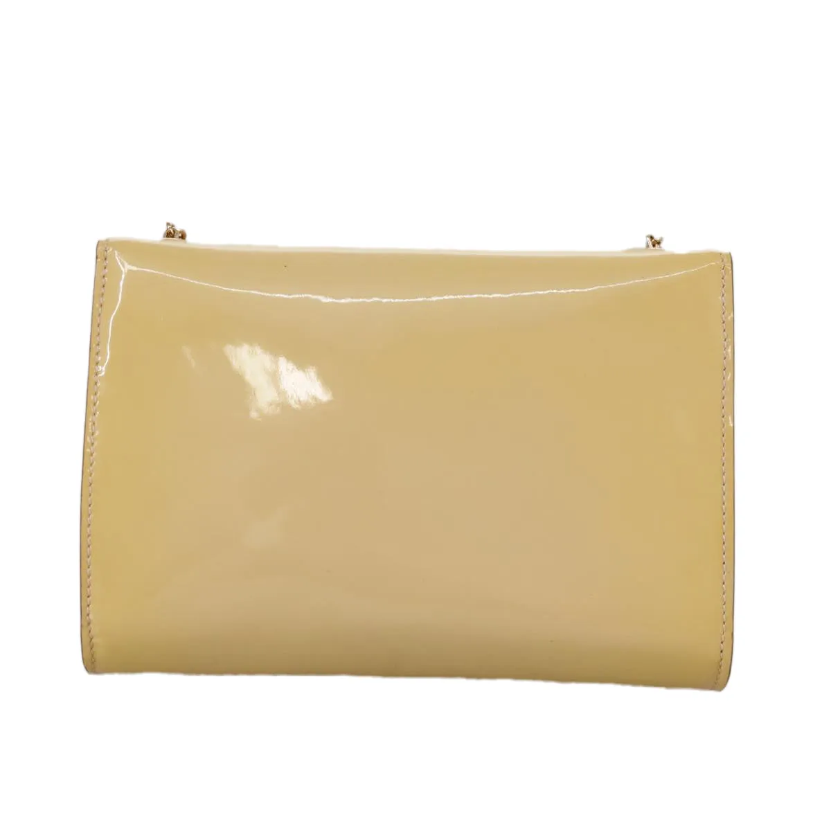 Salvatore Ferragamo Vara  Patent Leather Shoulder Bag (Pre-Owned)