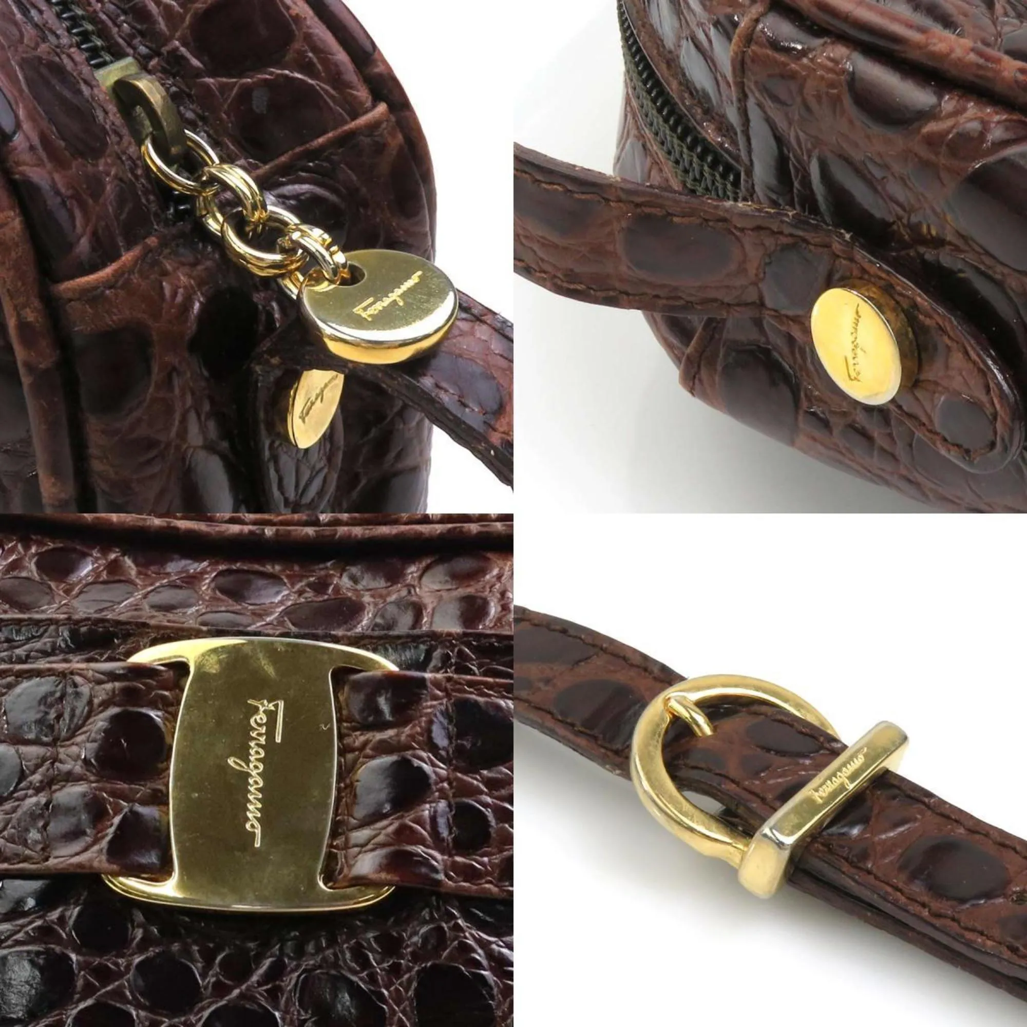 Salvatore Ferragamo Vara Shoulder Bag (Pre-Owned)