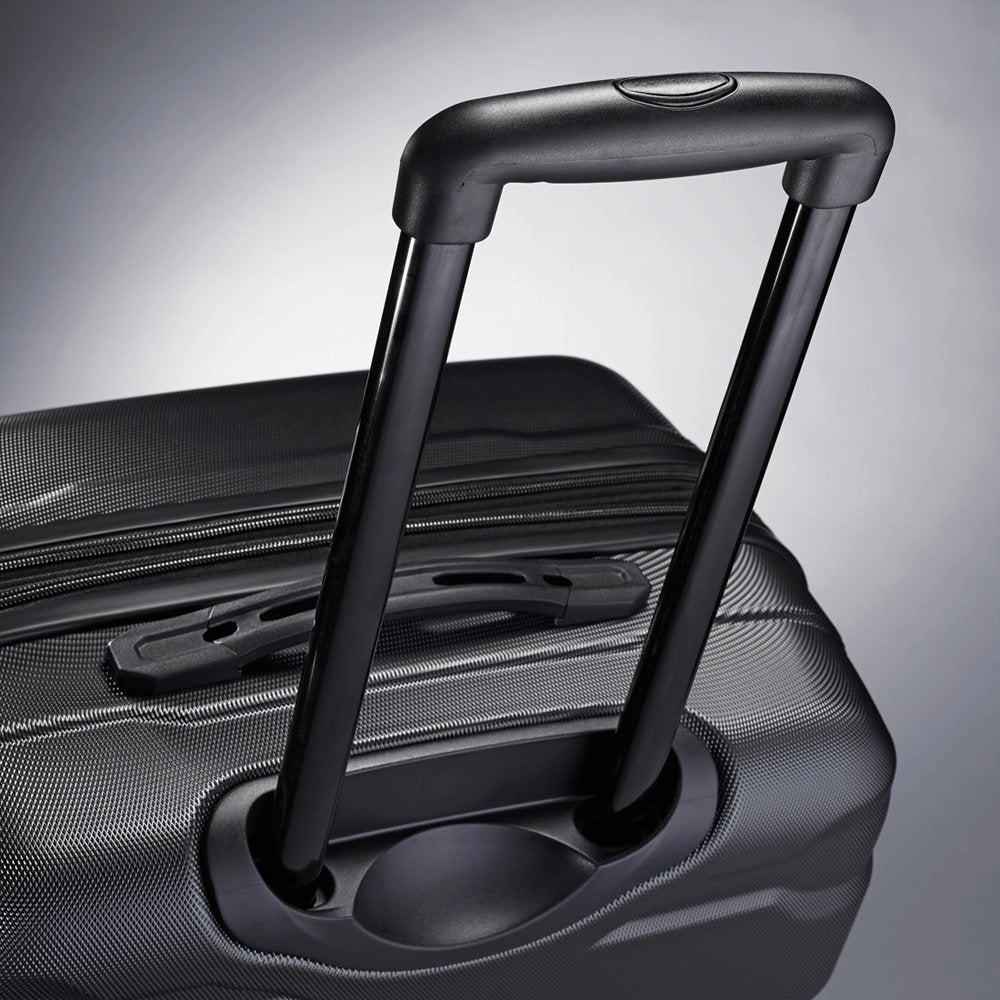Samsonite Omni Hardside Luggage 28" Spinner Black (68310-1041) with Deco Gear Ultimate 10pc Luggage Accessory Kit
