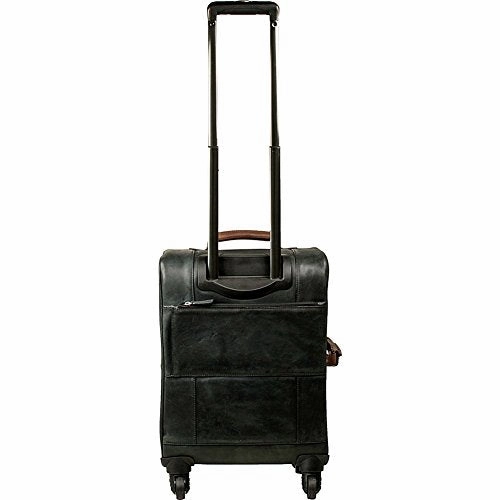 Scully Unisex Aaron Wheeled Carry-On Black/Brown Handbag
