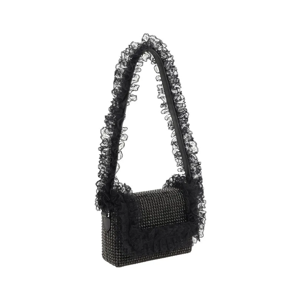 Self-Portrait Crystal Lace Shoulder Women's Bag