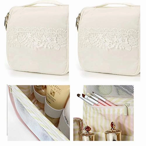 Shengshihuizhong Hanging Toiletry Bag Hanging Makeup Organizer for Cosmetics, Toiletries & Travel
