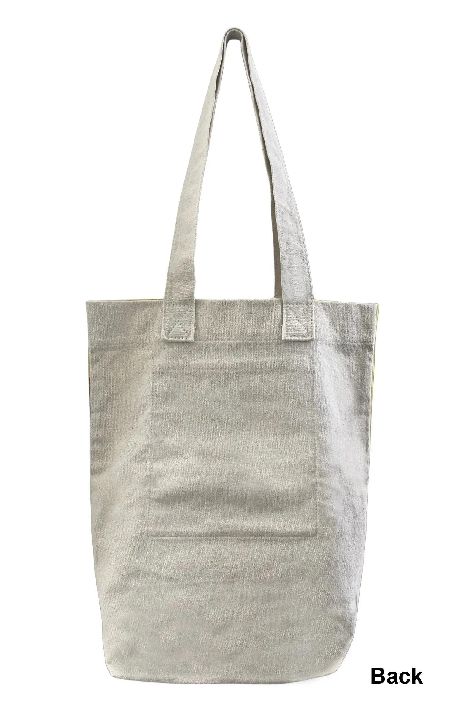 Shiba Inu Dog Print Cotton Tote Bag