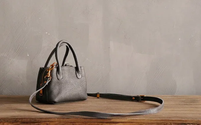 Small LEATHER WOMENs Handbag Mini Vintage Shoulder Purses FOR WOMEN