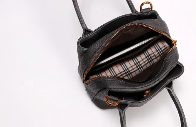 Small LEATHER WOMENs Handbag Mini Vintage Shoulder Purses FOR WOMEN