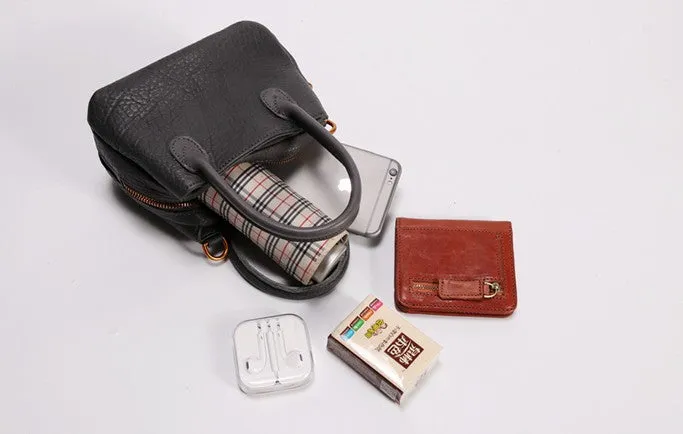 Small LEATHER WOMENs Handbag Mini Vintage Shoulder Purses FOR WOMEN