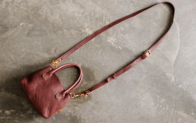 Small LEATHER WOMENs Handbag Mini Vintage Shoulder Purses FOR WOMEN
