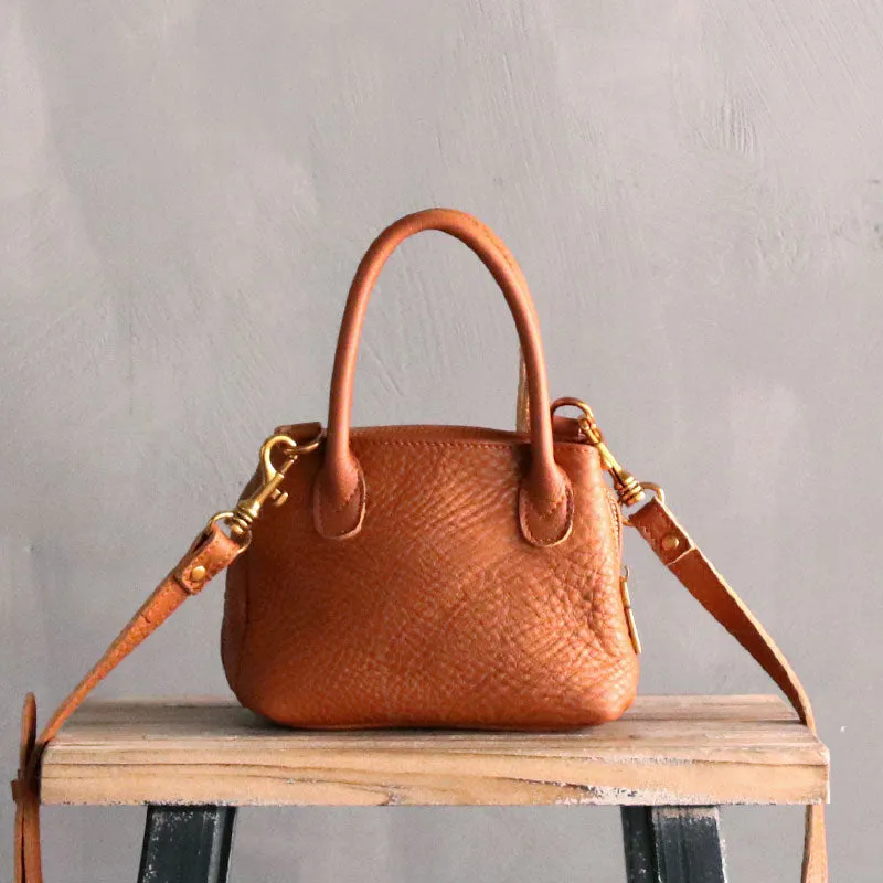 Small LEATHER WOMENs Handbag Mini Vintage Shoulder Purses FOR WOMEN