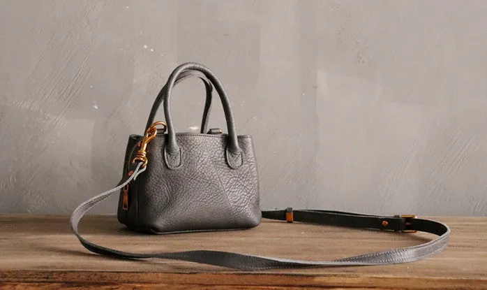 Small LEATHER WOMENs Handbag Mini Vintage Shoulder Purses FOR WOMEN