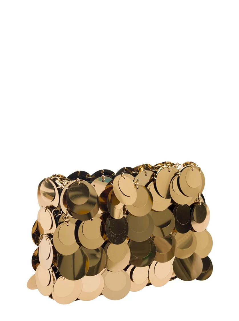 Sparkle Nano' Gold Tone Shoulder Bag