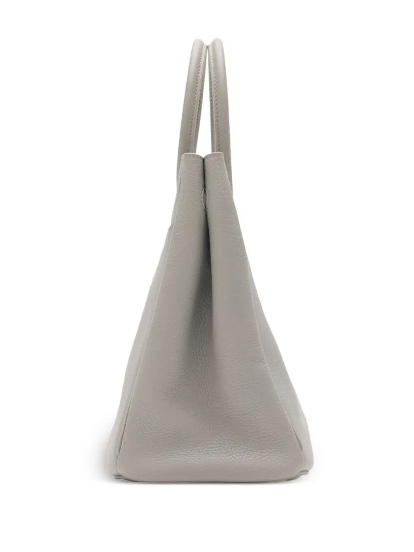 Structured Grey Bag With Textured Finish