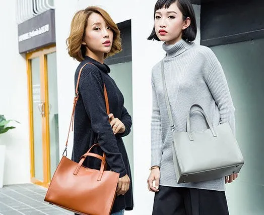 Stylish Leather Womens Handbag Work Purse Shoulder Tote Bag for Women