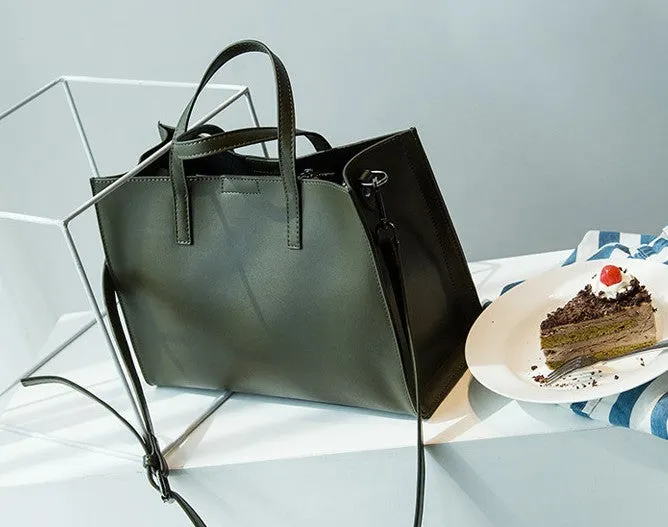 Stylish Leather Womens Handbag Work Purse Shoulder Tote Bag for Women