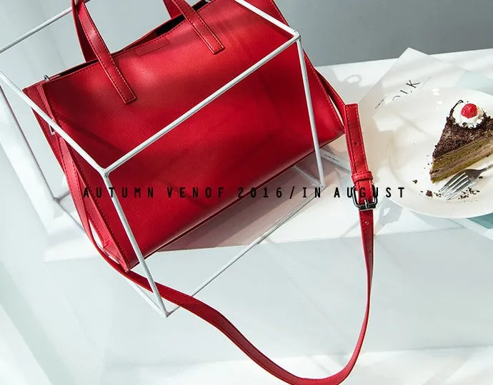 Stylish Leather Womens Handbag Work Purse Shoulder Tote Bag for Women