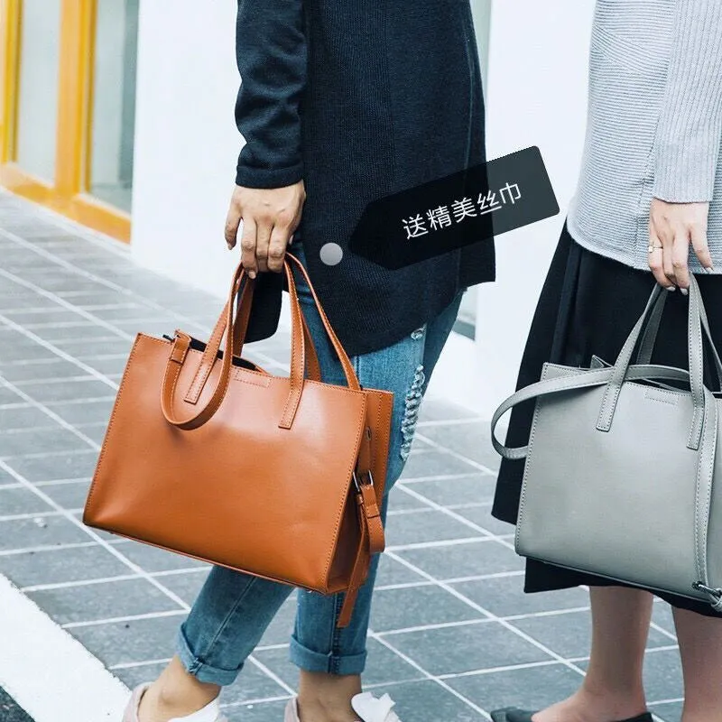 Stylish Leather Womens Handbag Work Purse Shoulder Tote Bag for Women