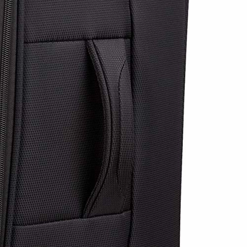 SwissGear 4010 Softside Luggage with Spinner Wheels, Black, Carry-On 18-Inch