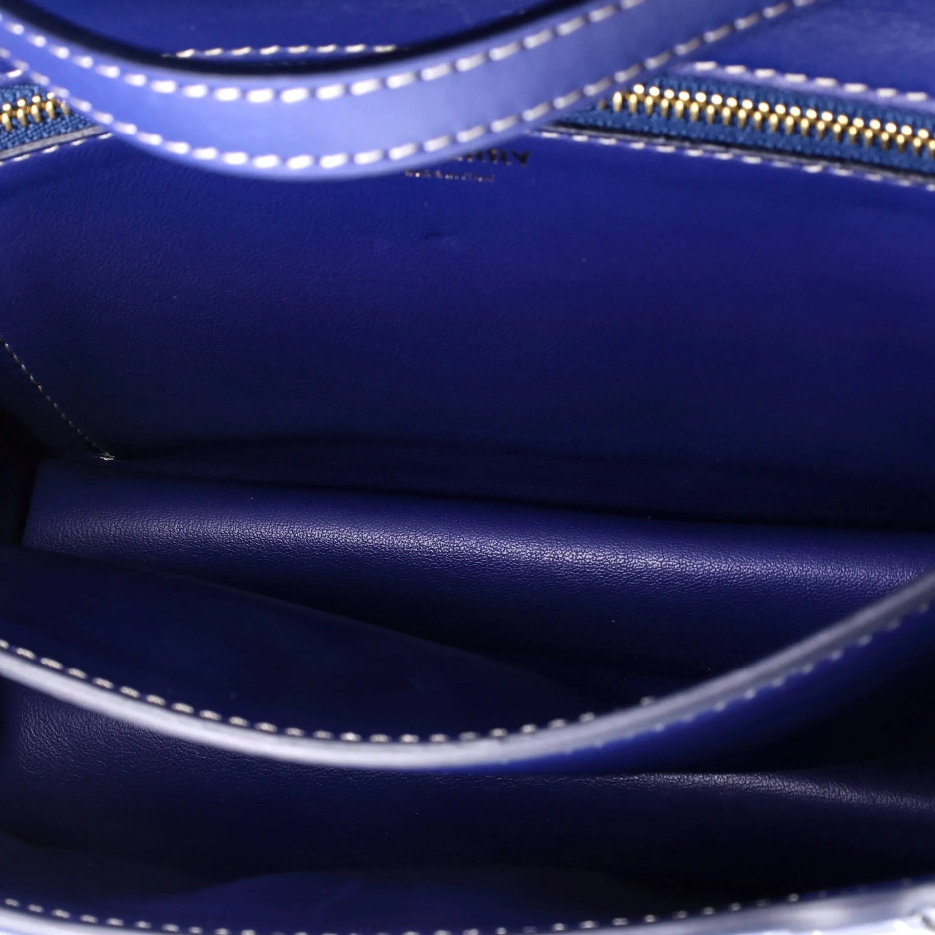 TB Flap Bag Woven Leather Small