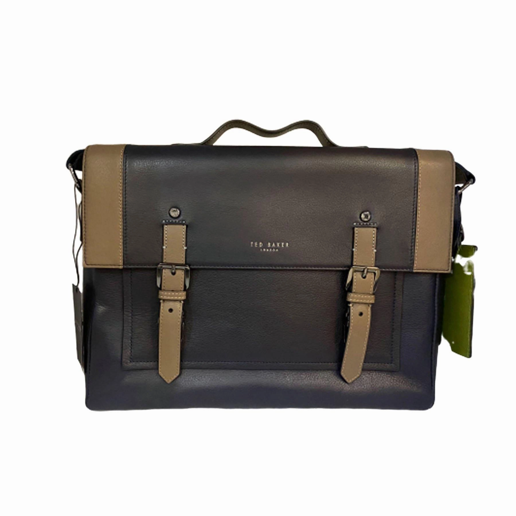 Ted Baker Tonal Leather Messenger Bag