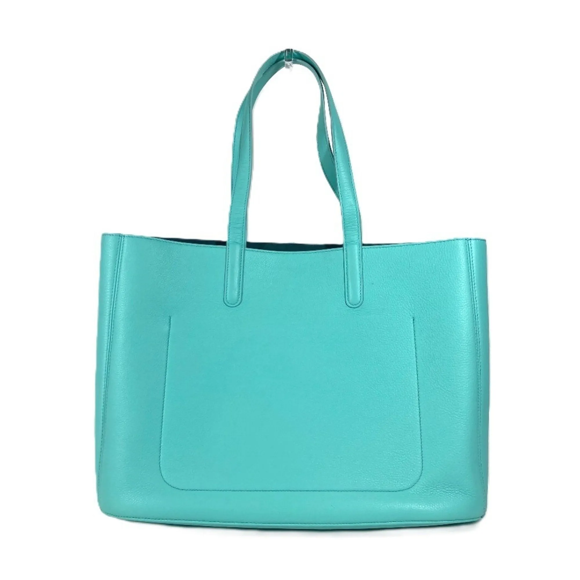 Tiffany Leather Shoulder Bag Tote Bag (Pre-Owned)
