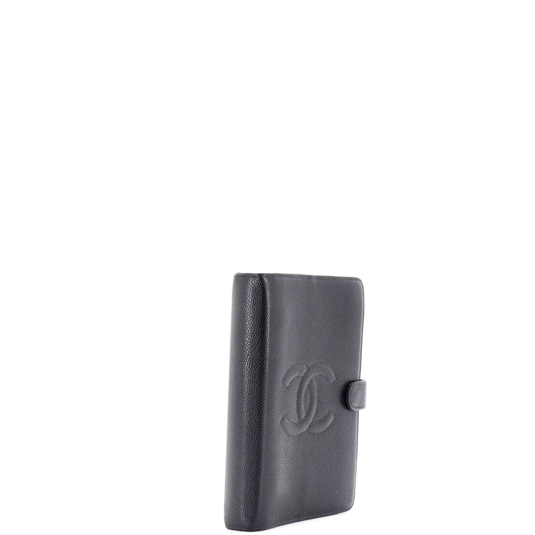 Timeless CC Ring Agenda Cover Caviar Small