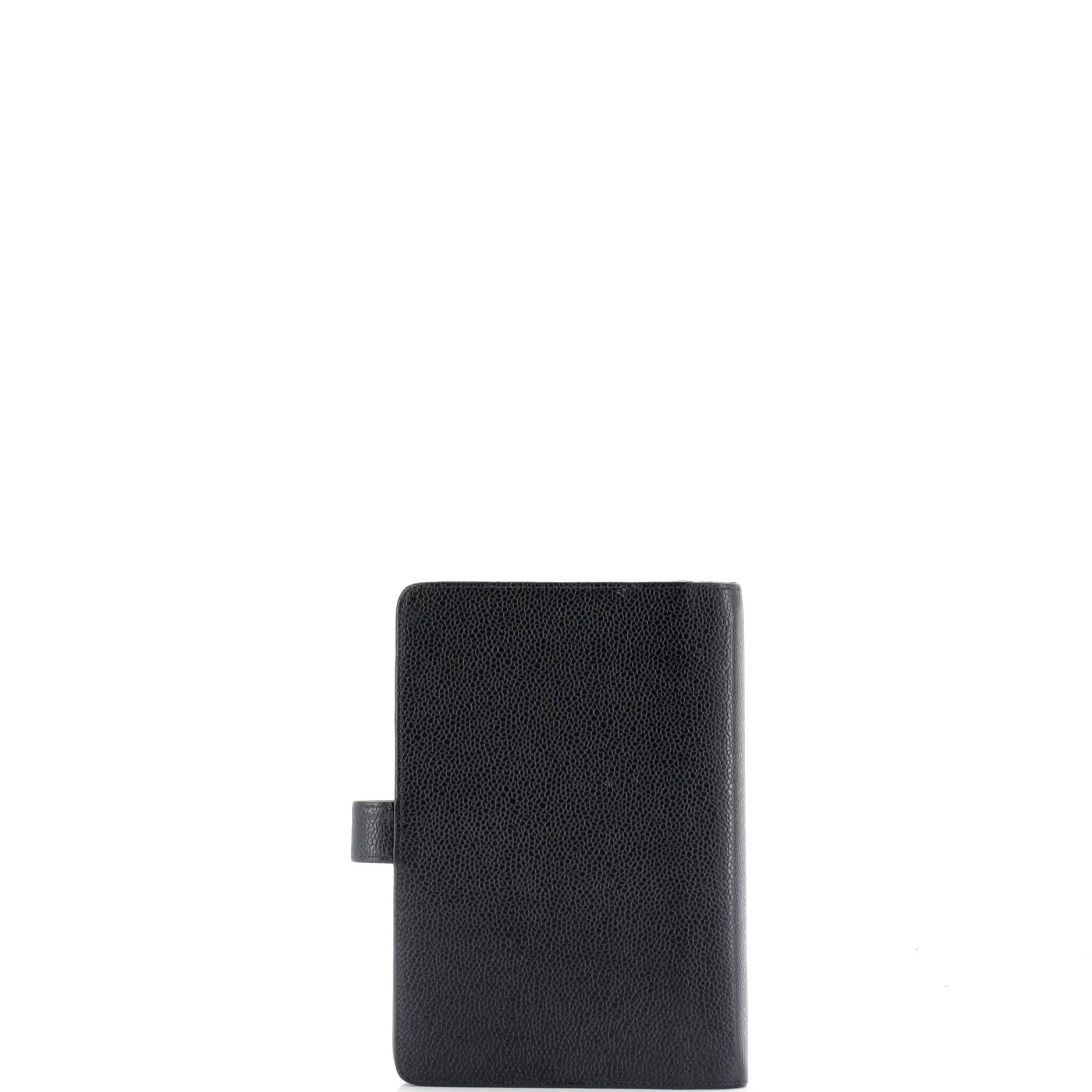 Timeless CC Ring Agenda Cover Caviar Small
