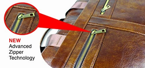 Timeless Genuine Leather Messenger Bag for Men  Gorgeous Superior Brown Carry All Briefcase with