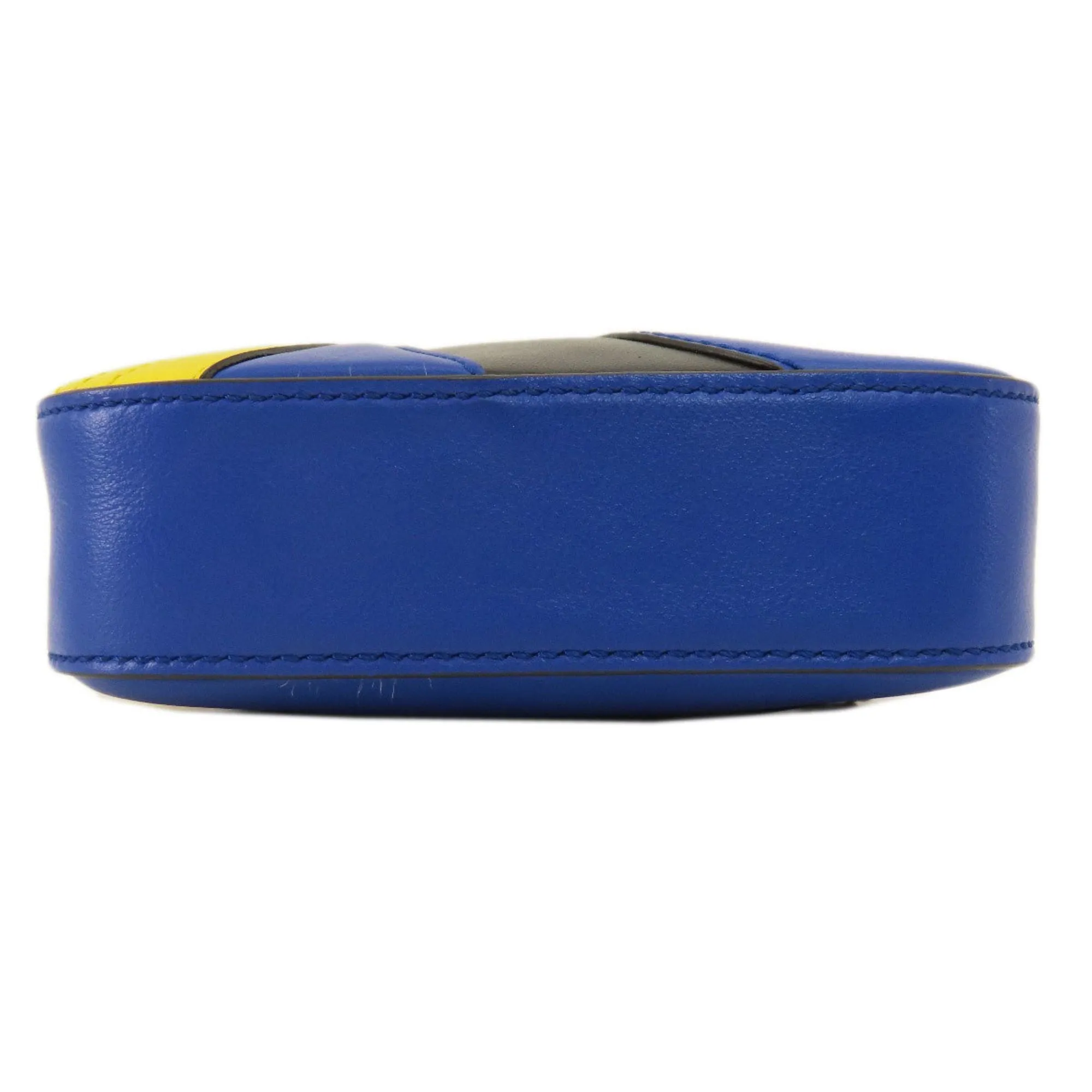 Tod's blue yellow Leather Shoulder Bag (Pre-Owned)