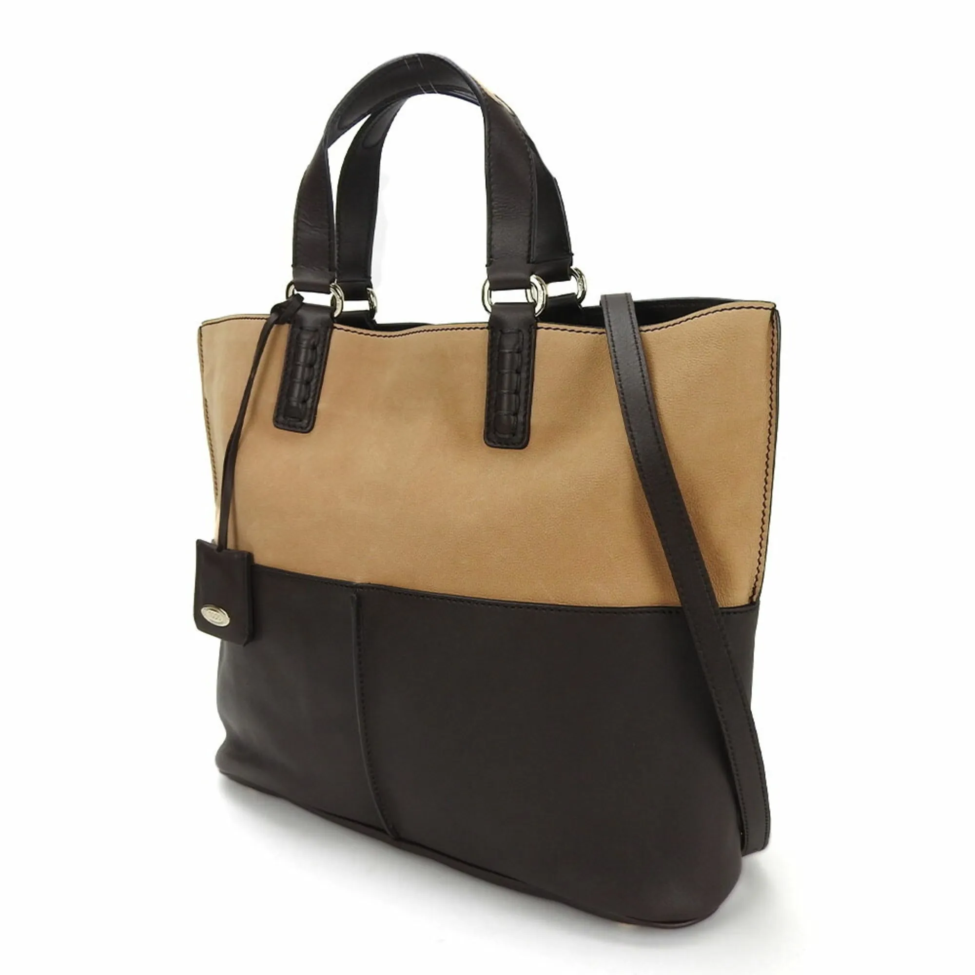 Tod's    Leather Handbag (Pre-Owned)