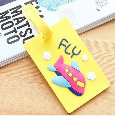 Travel Accessories Creative Luggage Tag Animal Cartoon Silica Gel Suitcase Id Addres Holder Baggage
